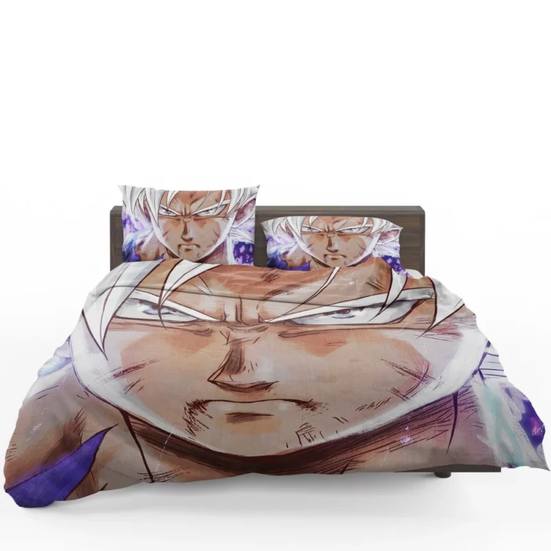 The Mystery of Goku White-Haired Form Anime Bedding Set
