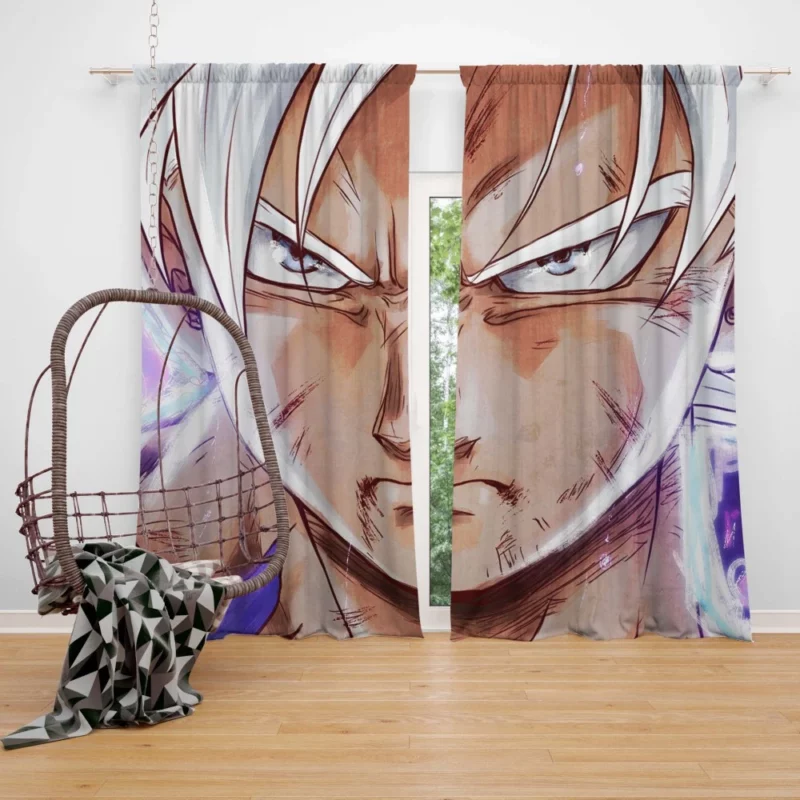 The Mystery of Goku White-Haired Form Anime Curtain