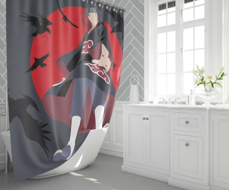 The Tragedy of Itachi Uchiha Anime Shower Curtain 1