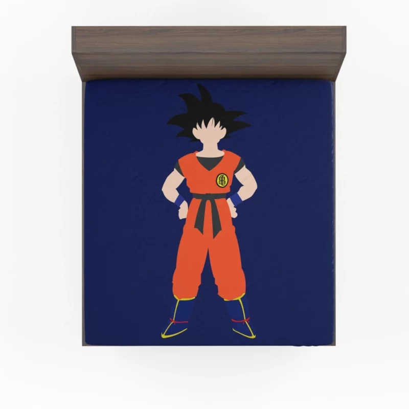 The Unstoppable Goku in Dragon Ball Z Anime Fitted Sheet