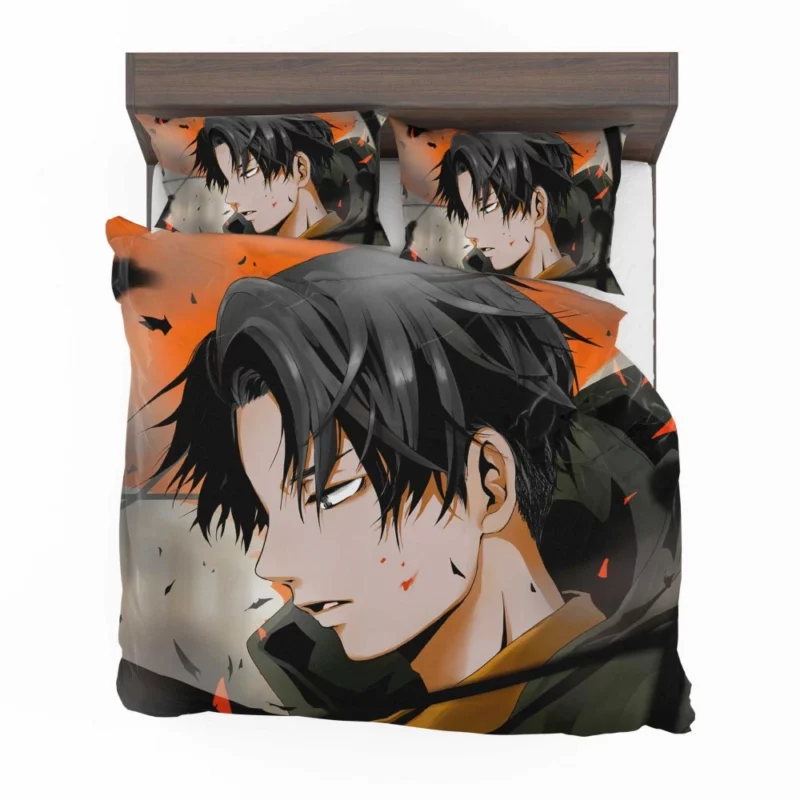 Titan Levi Ackerman Manga Anime Bedding Set 1