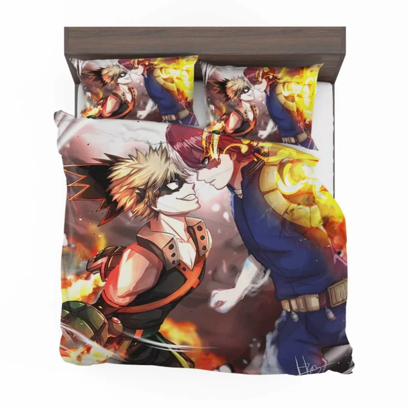 Todoroki and Bakugou Dynamic Duo Anime Bedding Set 1