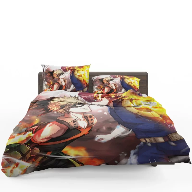 Todoroki and Bakugou Dynamic Duo Anime Bedding Set