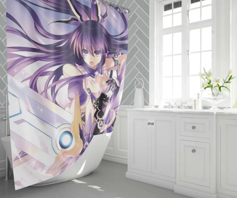 Tohka Yatogami Celestial Love Anime Shower Curtain 1