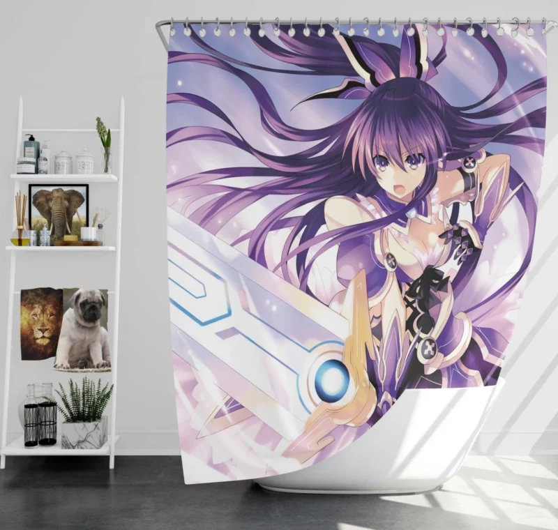 Tohka Yatogami Celestial Love Anime Shower Curtain