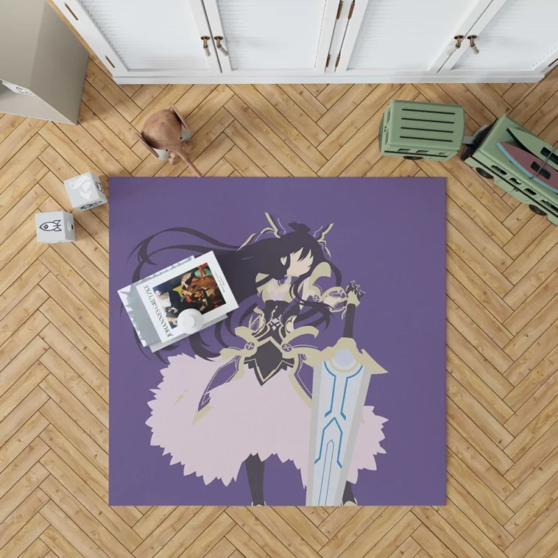 Tohka Yatogami Divine Romance Anime Rug