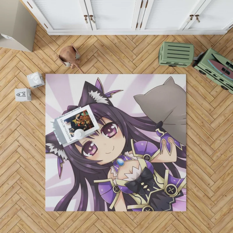 Tohka Yatogami Mystic Maiden Anime Rug