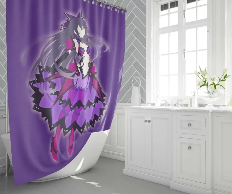 Tohka Yatogami Spirit Princess Anime Shower Curtain 1