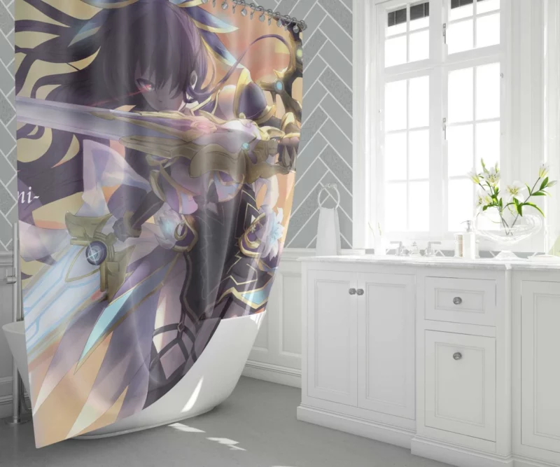 Tohka Yatogami Star-Crossed Anime Shower Curtain 1