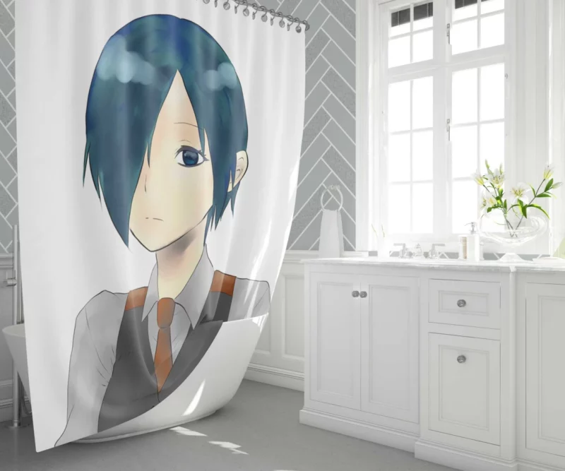 Tokyo Ghoul Enigmatic Touka Kirishima Anime Shower Curtain 1