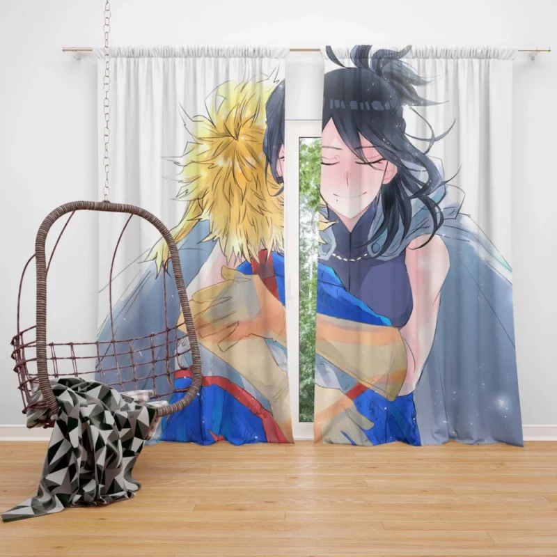 Toshinori Yagi Heroic Legacy Anime Curtain