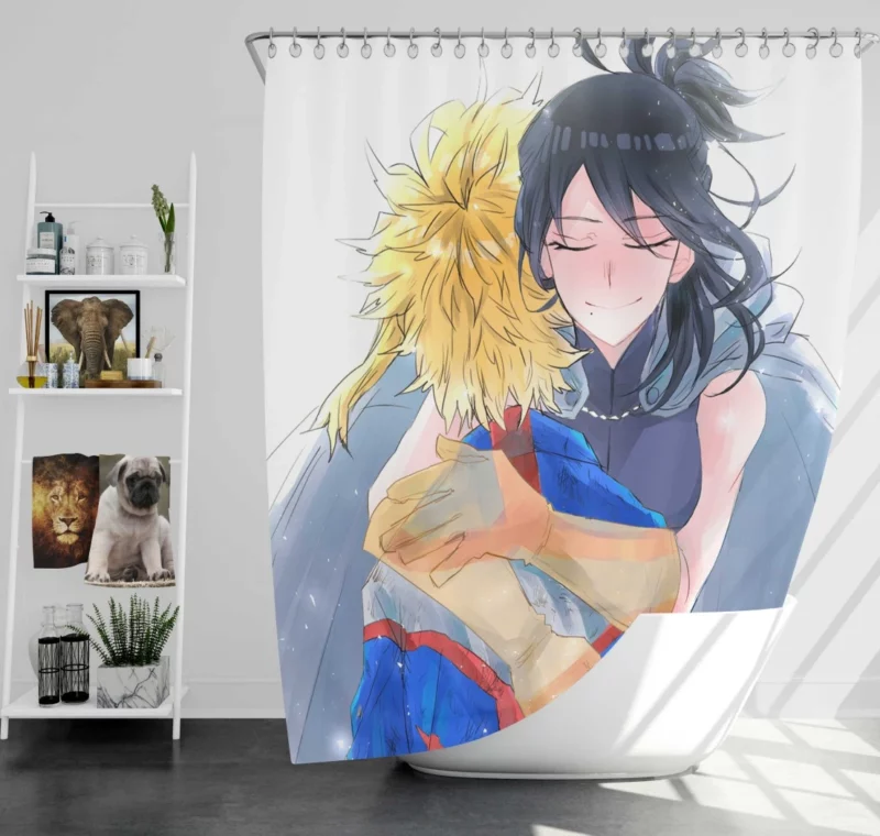 Toshinori Yagi Heroic Legacy Anime Shower Curtain