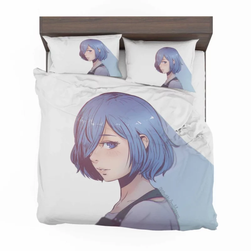 Touka Kirishima Azure Gaze Anime Bedding Set 1