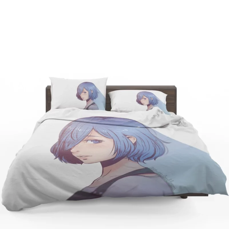 Touka Kirishima Azure Gaze Anime Bedding Set