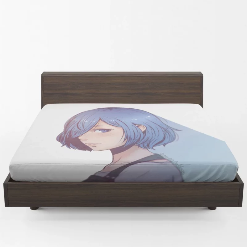 Touka Kirishima Azure Gaze Anime Fitted Sheet 1