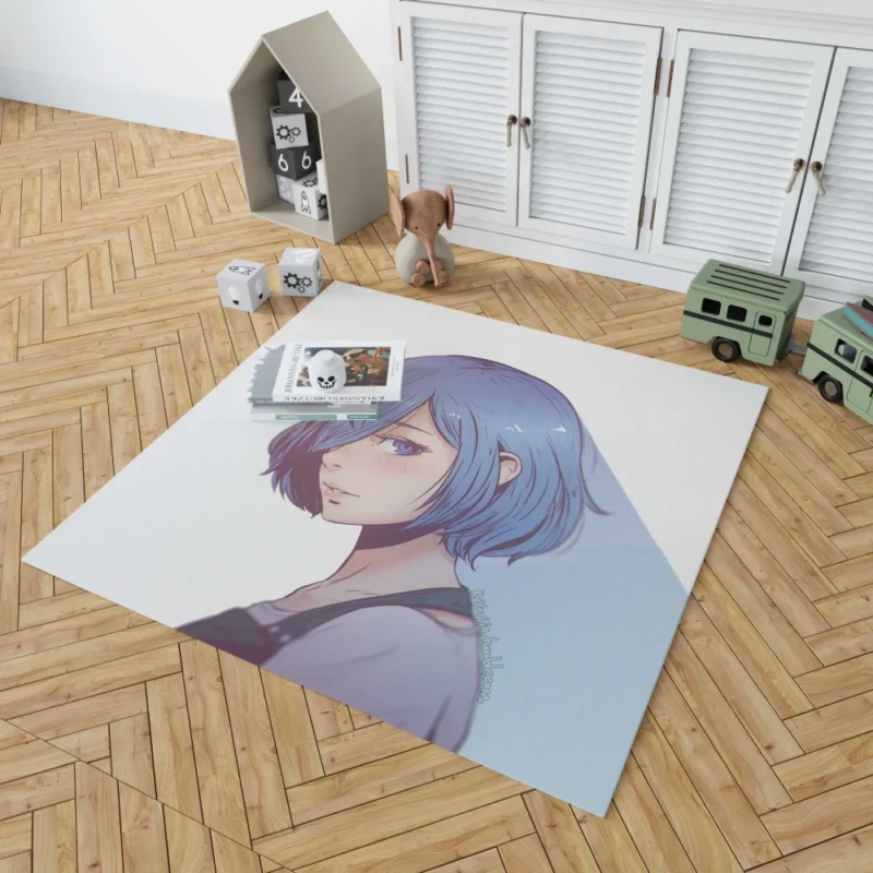 Touka Kirishima Azure Gaze Anime Rug 1