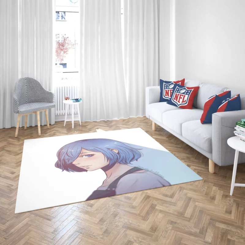 Touka Kirishima Azure Gaze Anime Rug 2