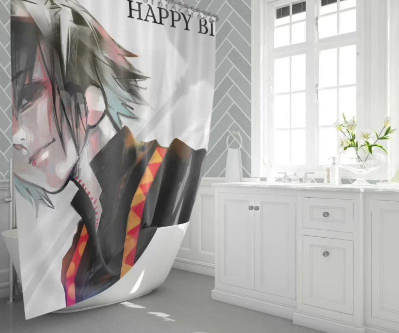 Touka Kirishima Blossoming Ghoul Anime Shower Curtain 1