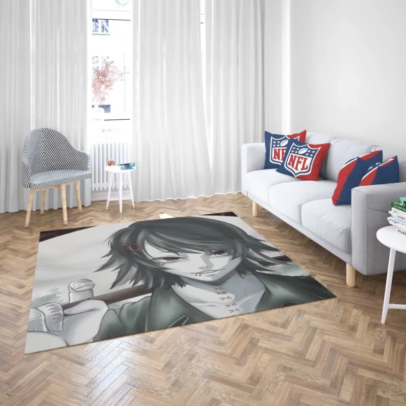 Touka Kirishima Fierce Protector Anime Rug 2