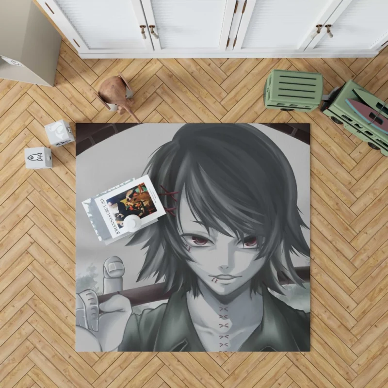 Touka Kirishima Fierce Protector Anime Rug