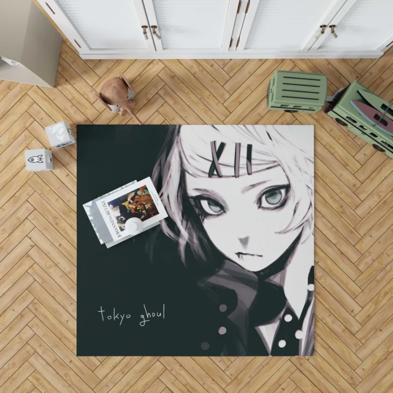 Touka Kirishima Ghoul Light Anime Rug