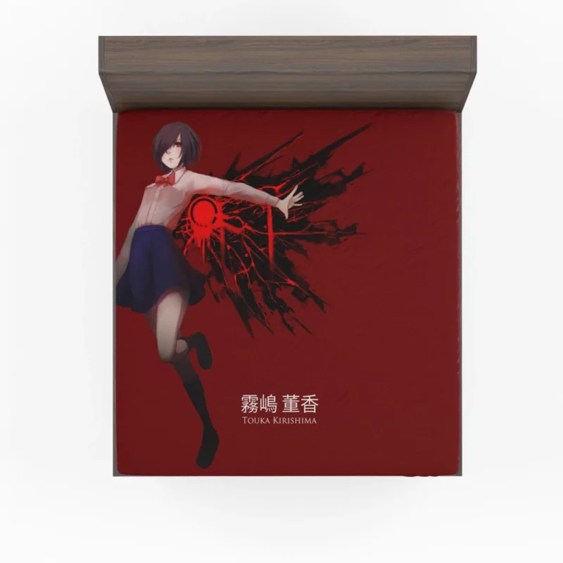 Touka Kirishima Ghoul Warrior Anime Fitted Sheet