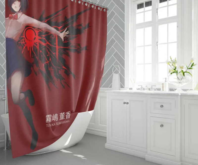 Touka Kirishima Ghoul Warrior Anime Shower Curtain 1