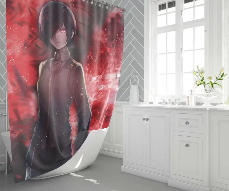 Touka Kirishima Midnight Muse Anime Shower Curtain 1