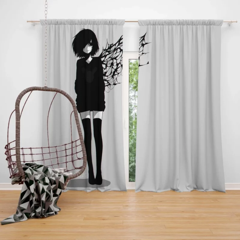 Touka Kirishima Night Guardian Anime Curtain