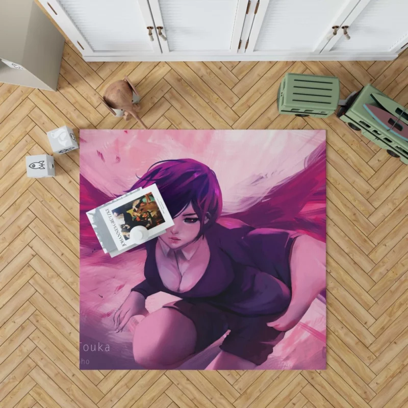 Touka Kirishima Quiet Enigma Anime Rug