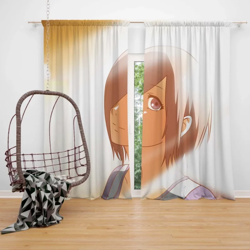 Touka Kirishima Sunlit Smile Anime Curtain