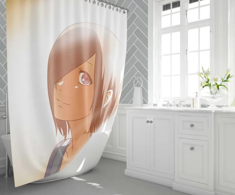 Touka Kirishima Sunlit Smile Anime Shower Curtain 1