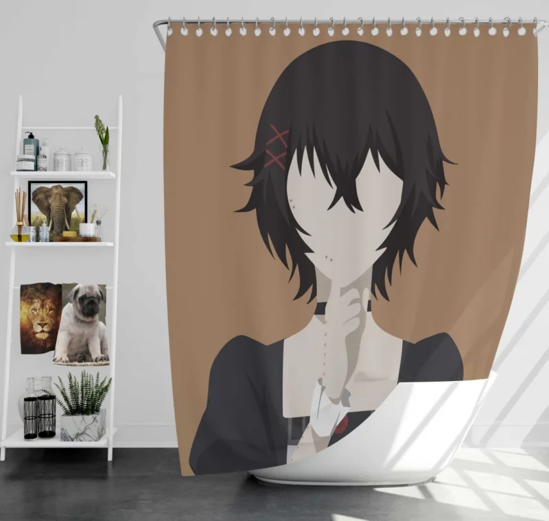 Touka Kirishima Unseen Ghoul Anime Shower Curtain