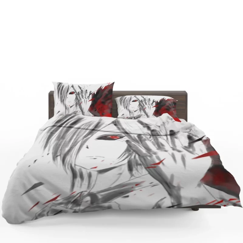 Touka Red-Eyed Heroine of Tokyo Ghoul Anime Bedding Set