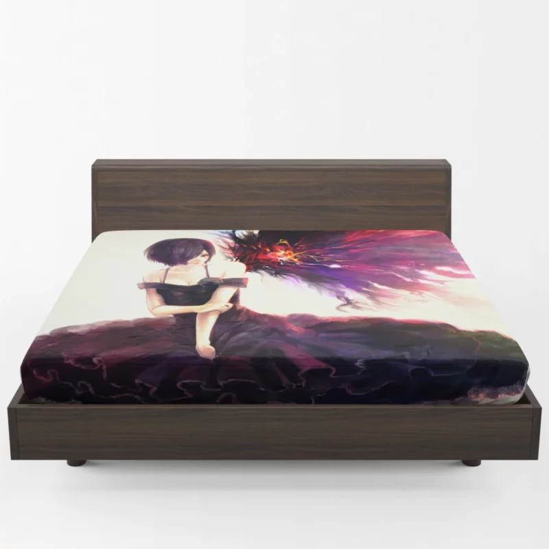 Touka Tokyo Ghoul Alluring Kagune Queen Anime Fitted Sheet 1