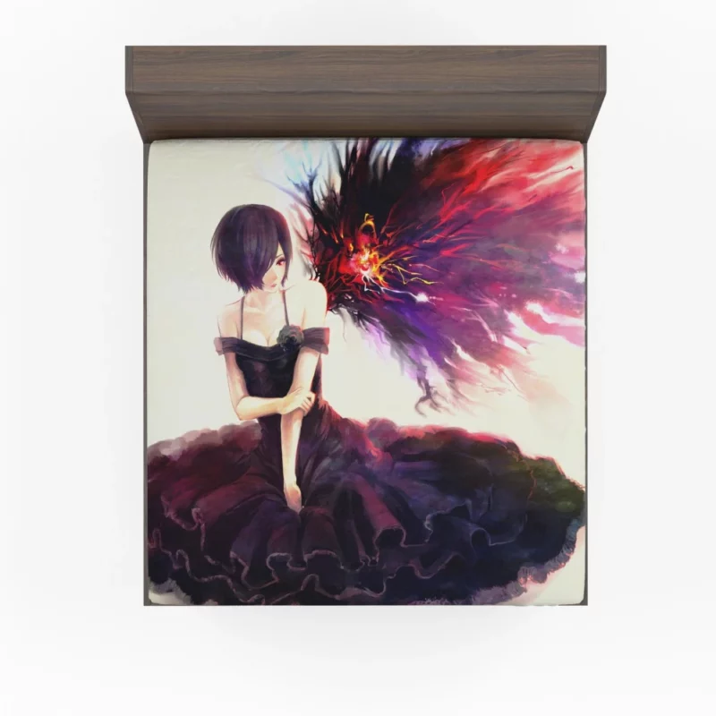 Touka Tokyo Ghoul Alluring Kagune Queen Anime Fitted Sheet