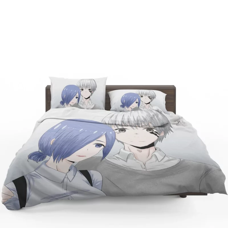 Touka and Kaneki Tokyo Ghoul Connection Anime Bedding Set