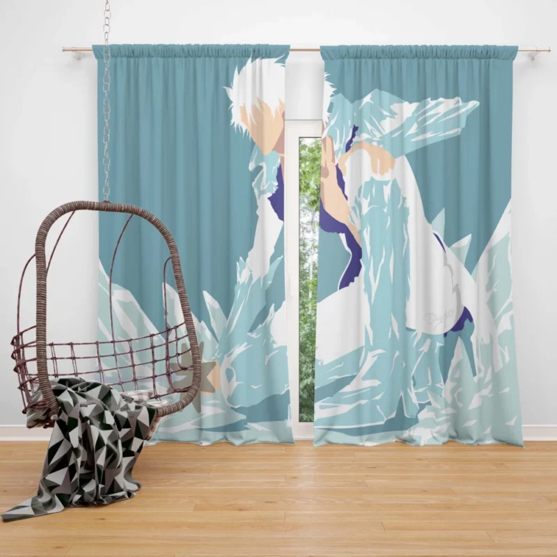 Toushiro Hitsugaya Frozen Commander Anime Curtain