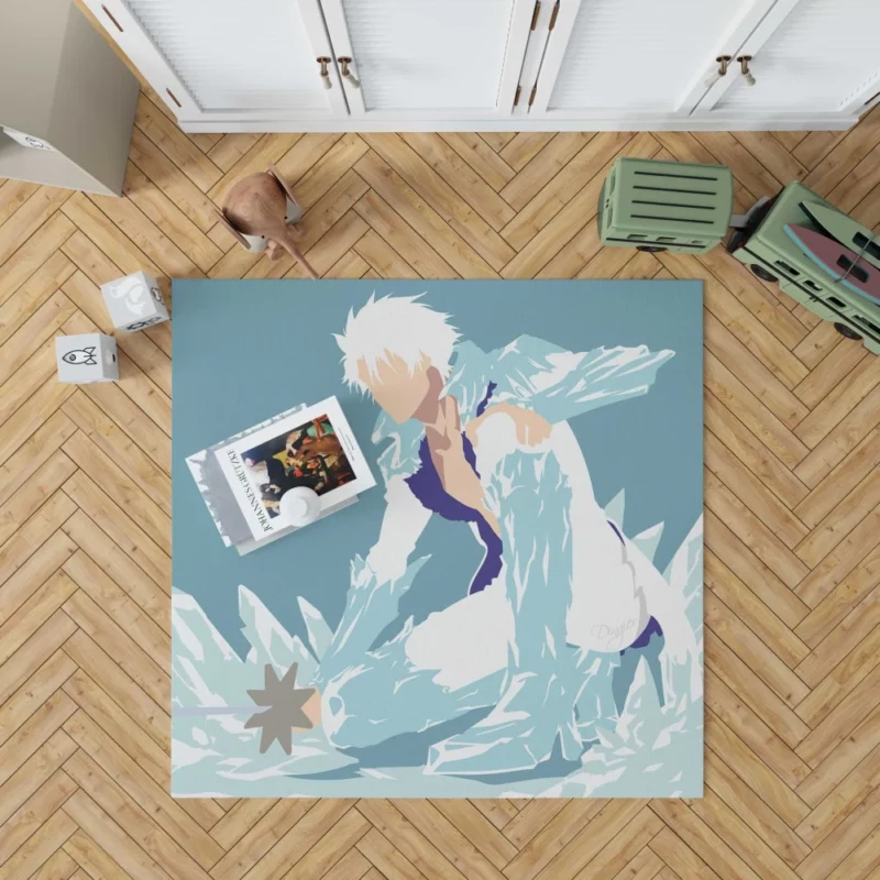 Toushiro Hitsugaya Frozen Commander Anime Rug