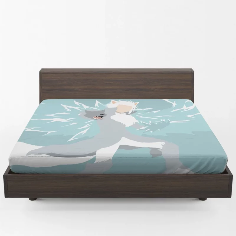 Toushiro Hitsugaya Icy Hero Anime Fitted Sheet 1