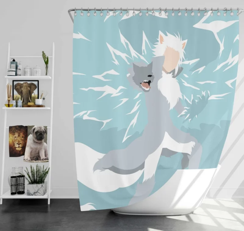 Toushiro Hitsugaya Icy Hero Anime Shower Curtain