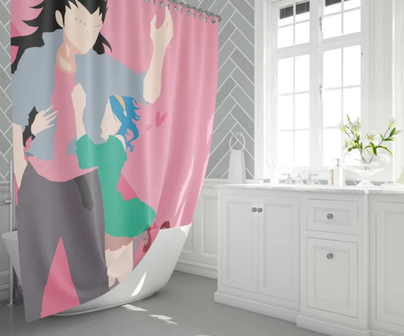 Toushiro Hitsugaya Icy Mastery Anime Shower Curtain 1