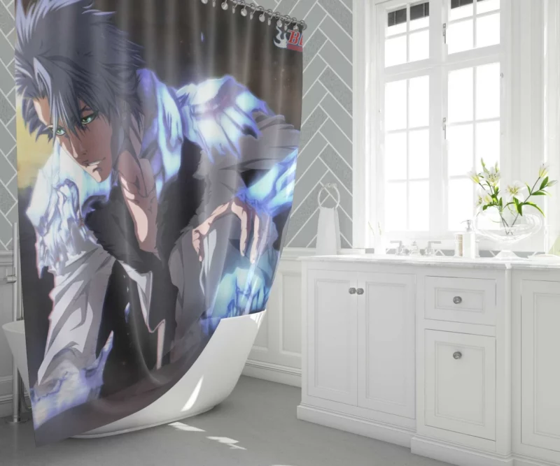 Toushiro Hitsugaya Soul of Ice Anime Shower Curtain 1