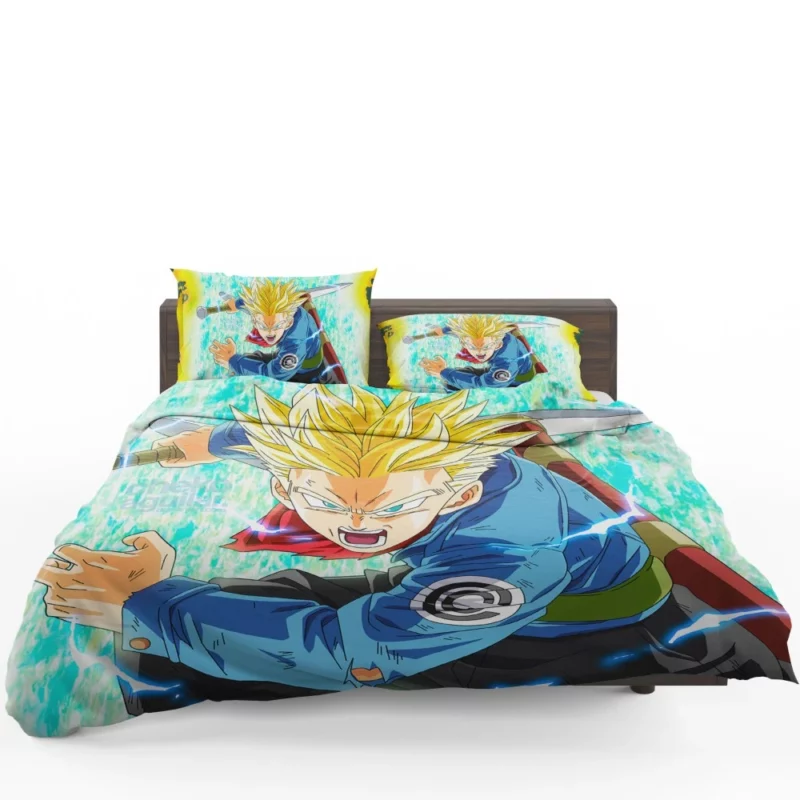 Trunks Adventures in Dragon Ball Super Anime Bedding Set