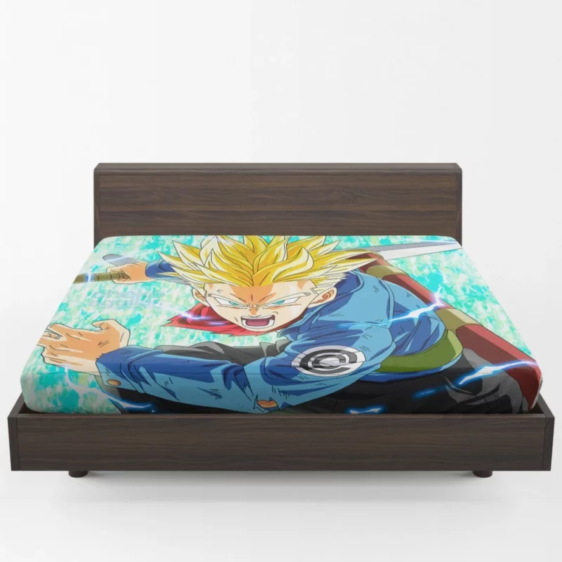 Trunks Adventures in Dragon Ball Super Anime Fitted Sheet 1
