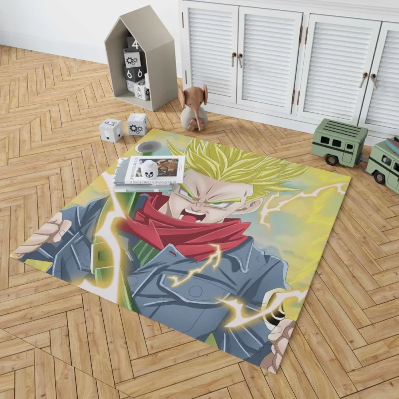 Trunks Evolution in Dragon Ball Super Anime Rug 1