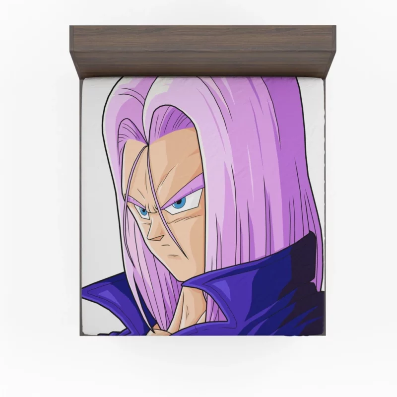 Trunks Iconic Character in Dragon Ball Z Anime Fitted Sheet