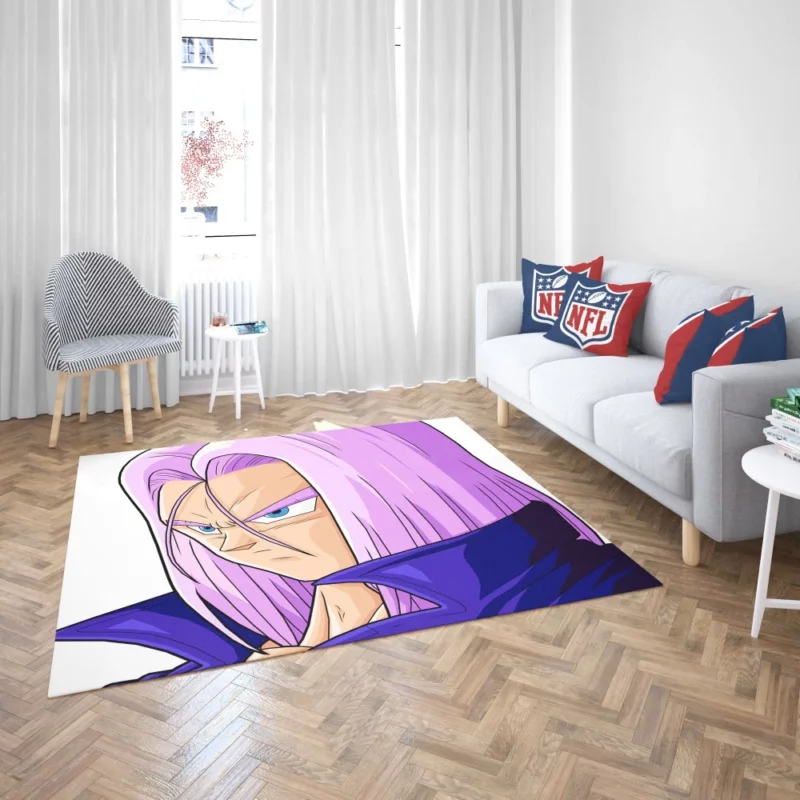 Trunks Iconic Character in Dragon Ball Z Anime Rug 2