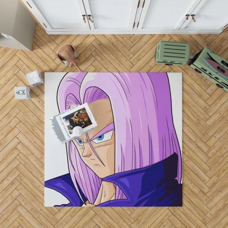 Trunks Iconic Character in Dragon Ball Z Anime Rug