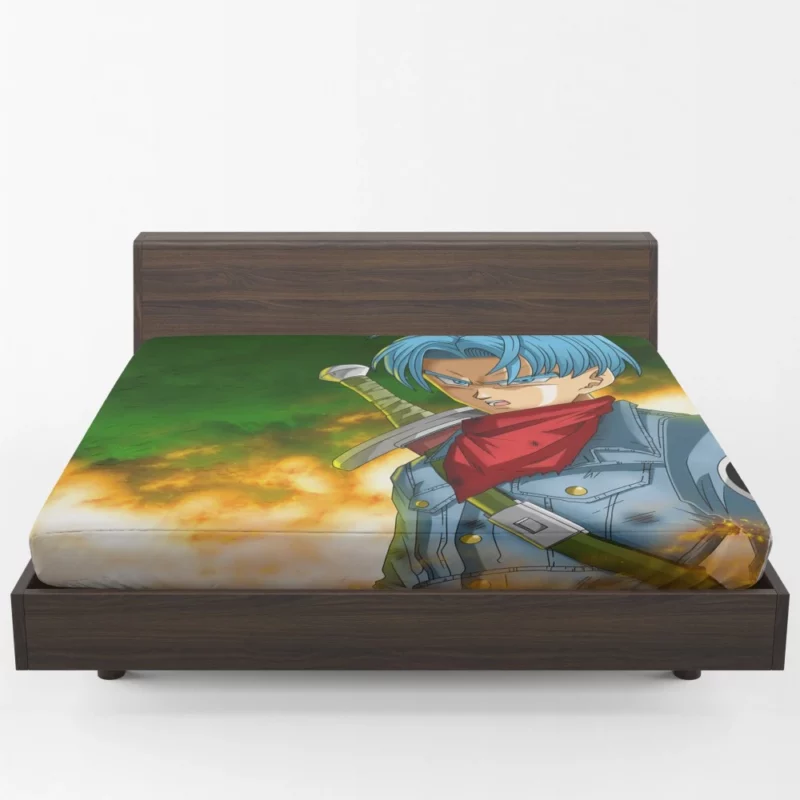 Trunks Journey in Dragon Ball Super Anime Fitted Sheet 1